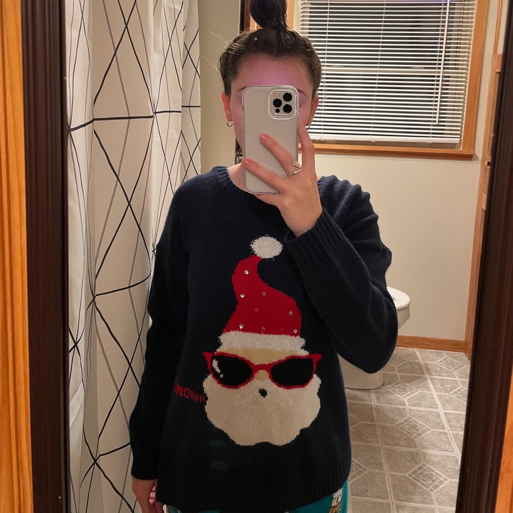 United States Christmas Santa Sweater
